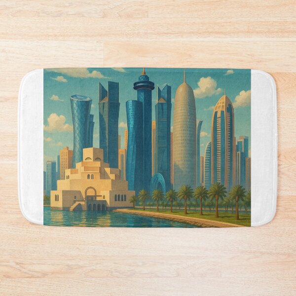 Item preview, West Bay Skyline, Doha, Qatar designed and sold by Aryabek.