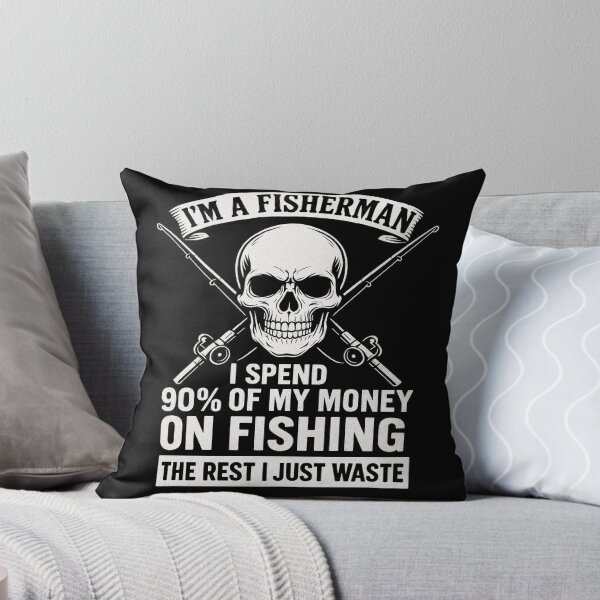 Item preview,  Men's Fishing Humor T-Shirt: I Spend 90% On Fishing... The Rest I Waste | Gift for Fishermen designed and sold by Ovooxx.