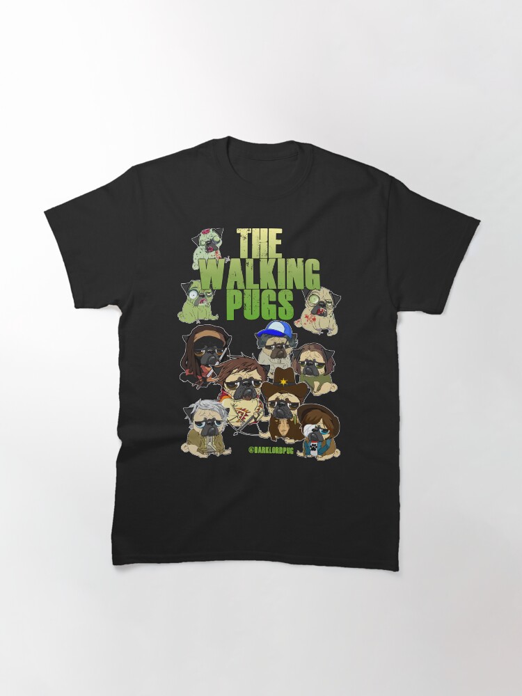 Alternate view of THE WALKING PUGS II Classic T-Shirt