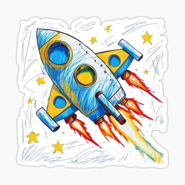 Item preview, Rocket Doodle for little adventurer designed and sold by mancikart.