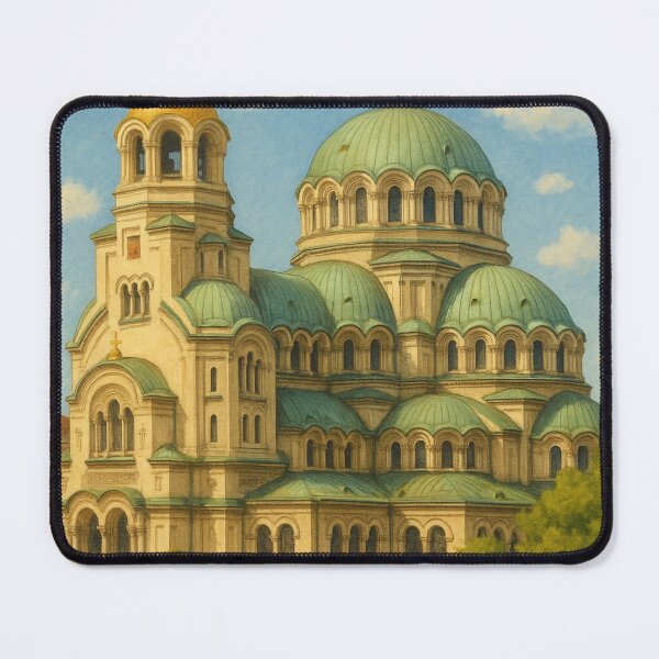 Item preview, Alexander Nevsky Cathedral and Vitosha Mountain, Sofia designed and sold by Aryabek.