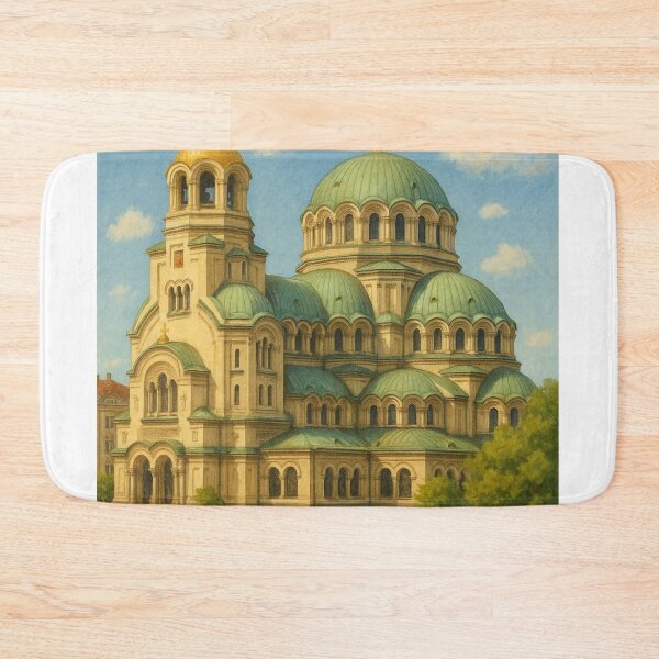 Item preview, Alexander Nevsky Cathedral and Vitosha Mountain, Sofia designed and sold by Aryabek.