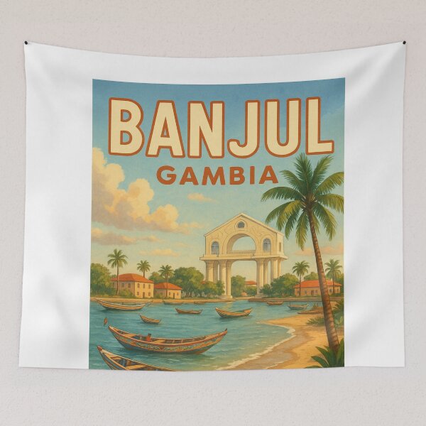 Item preview, Arch 22 and Painted Canoes, Banjul, Gambia designed and sold by Aryabek.
