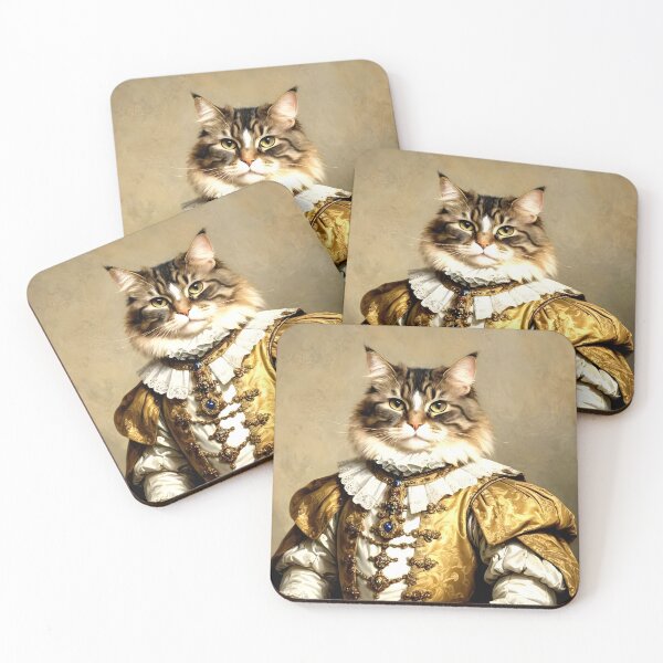 Item preview, King Cat Chester The Second - Cats’O'Clock© Collection   designed and sold by laurencecrea.