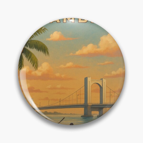 Item preview, Banjul River Scene and Denton Bridge, Gambia designed and sold by Aryabek.