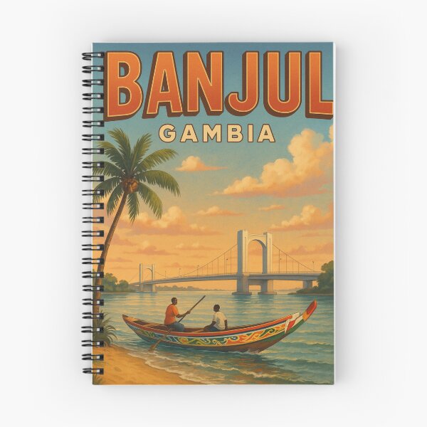 Item preview, Banjul River Scene and Denton Bridge, Gambia designed and sold by Aryabek.