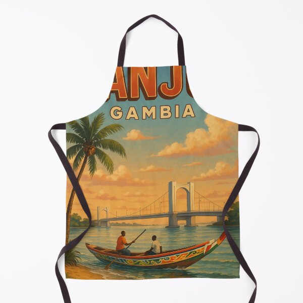 Item preview, Banjul River Scene and Denton Bridge, Gambia designed and sold by Aryabek.