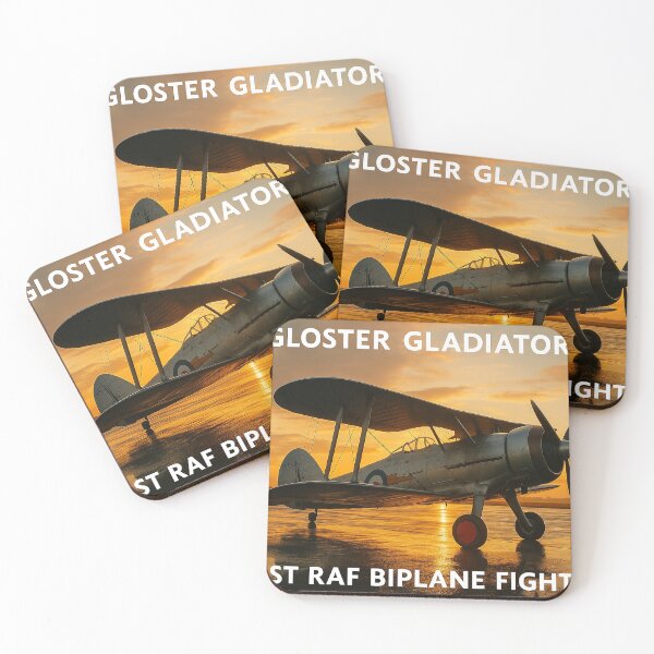 Item preview, Gloster Gladiator Postcard No. 2 designed and sold by Skyframe Aviation.