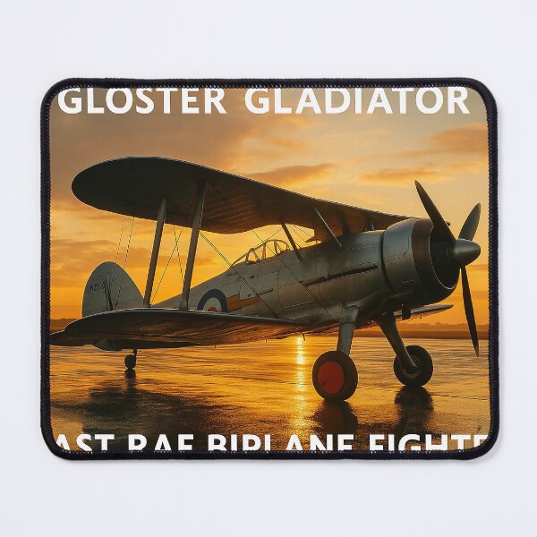 Item preview, Gloster Gladiator Postcard No. 2 designed and sold by Skyframe Aviation.