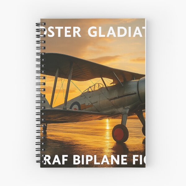 Item preview, Gloster Gladiator Postcard No. 2 designed and sold by Skyframe Aviation.