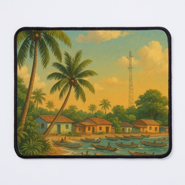 Item preview, Children Playing on Bakau Beach, Gambia designed and sold by Aryabek.