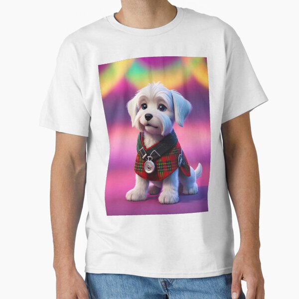 Item preview, Puppy wearing a Kilt while visiting Scotland designed and sold by Colin Bentham.