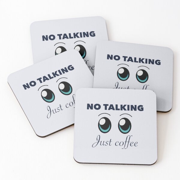 Item preview, No Talking, Just Coffee designed and sold by OTCreativeLab.