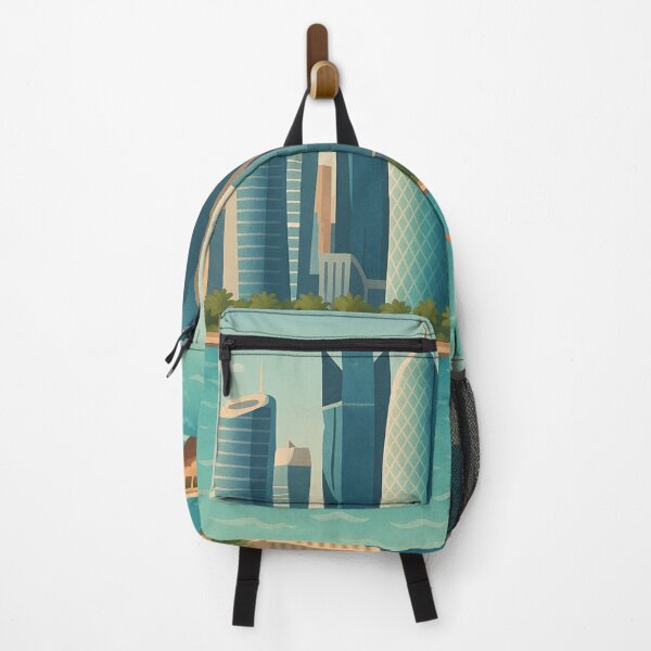 Item preview, Doha Skyline and Dhow Boat, Qatar designed and sold by Aryabek.