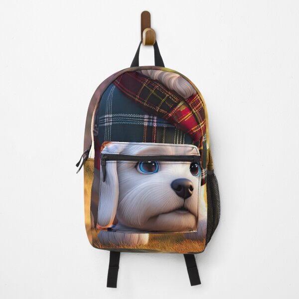 Aperçu de l'œuvre Chiot portant un kilt lors d'une visite en Écosse créée et vendue par Colin Bentham.