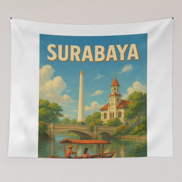 Item preview, Surabaya Shark and Crocodile Monument, Indonesia designed and sold by Aryabek.