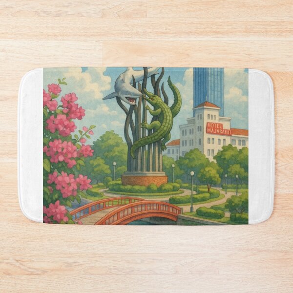 Item preview, Heroes Monument and Red Bridge, Surabaya designed and sold by Aryabek.