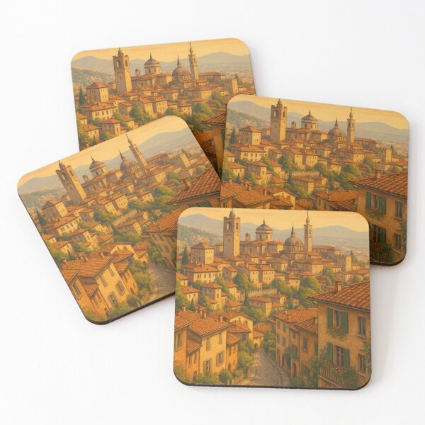 Item preview, Sunset Over Città Alta, Bergamo designed and sold by Aryabek.