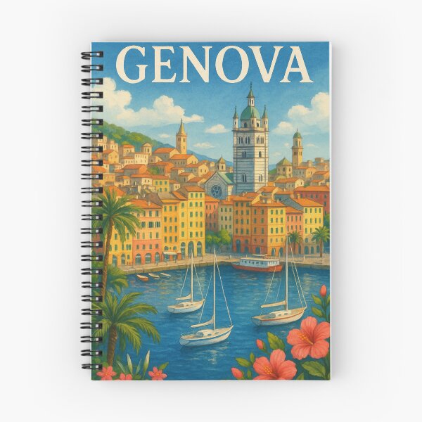 Item preview, Genova Waterfront with Cathedral of San Lorenzo designed and sold by Aryabek.