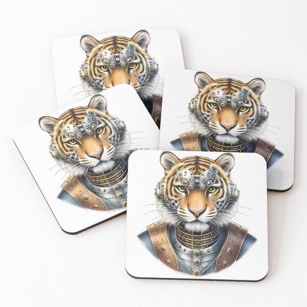 Item preview, Cyberpunk Tiger  designed and sold by LEGACY-ART.