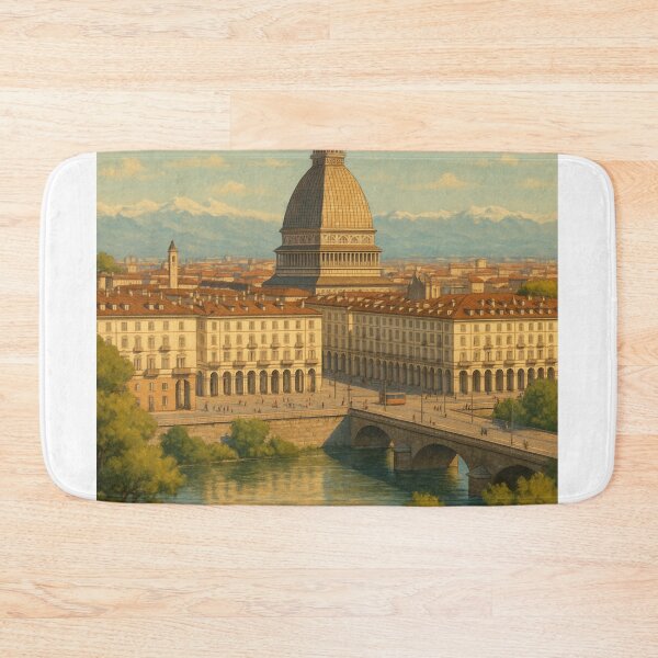 Item preview, Torino Cityscape with the Alps designed and sold by Aryabek.