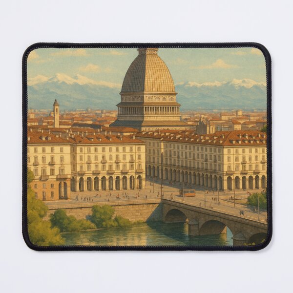 Item preview, Torino Cityscape with the Alps designed and sold by Aryabek.
