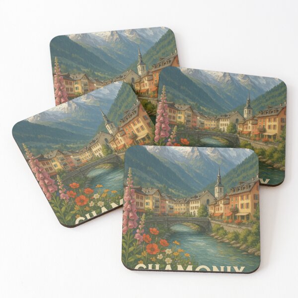 Item preview, Mont Blanc Overlooking Chamonix Village designed and sold by Aryabek.