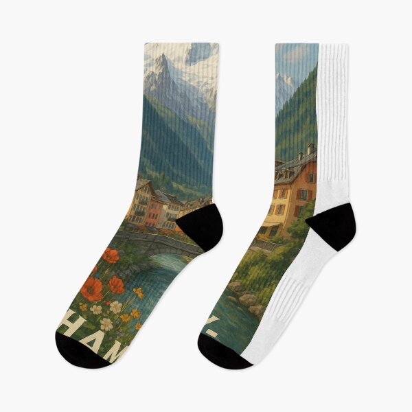 Item preview, Mont Blanc Overlooking Chamonix Village designed and sold by Aryabek.