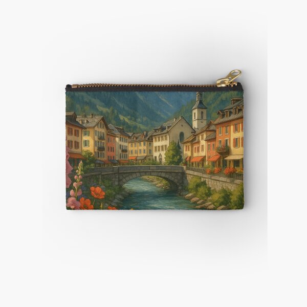 Item preview, Mont Blanc Overlooking Chamonix Village designed and sold by Aryabek.