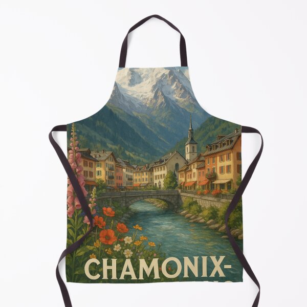 Item preview, Mont Blanc Overlooking Chamonix Village designed and sold by Aryabek.