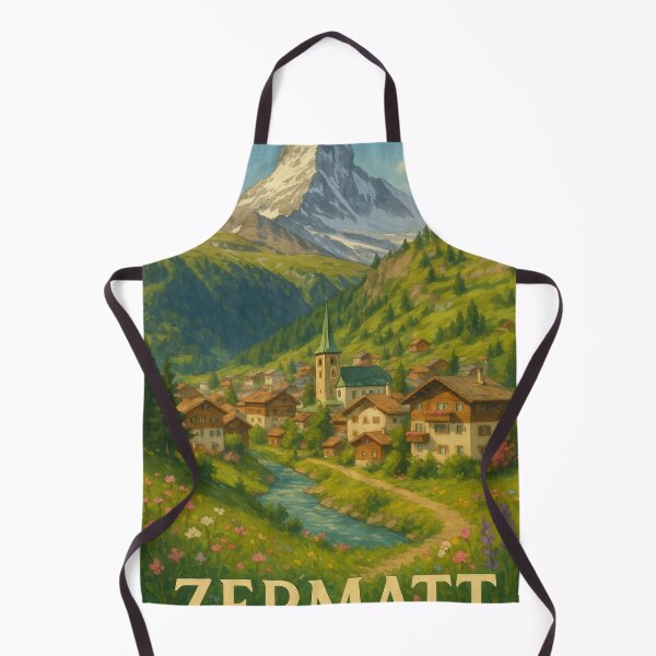 Item preview, Matterhorn Over Zermatt Chalets designed and sold by Aryabek.
