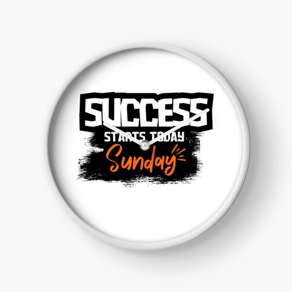 Item preview, Success Starts Today Sunday designed and sold by variant designer.