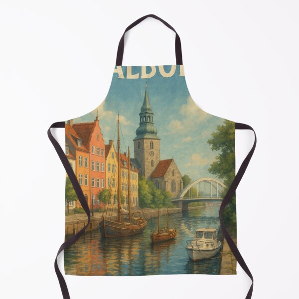 Item preview, Aalborg Canalfront with Budolfi Cathedral designed and sold by Aryabek.