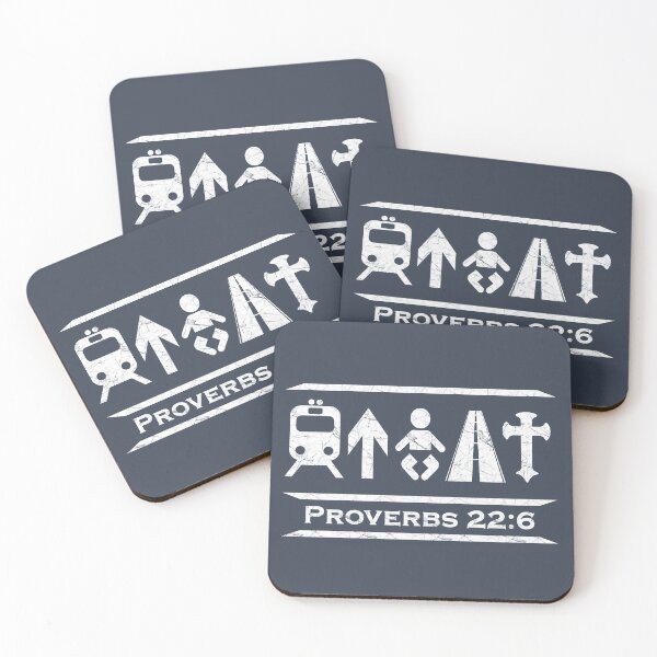 Item preview, Train Up a Child in the way of christ – Proverbs 22:6 Minimal Christian funny Icon White Design designed and sold by ZechJohnRB.