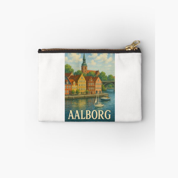 Item preview, Aalborg Canalfront with Budolfi Cathedral designed and sold by Places On Earth.