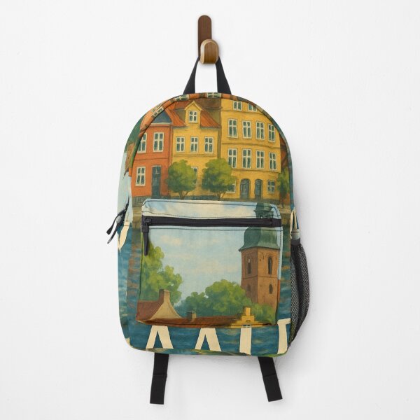 Item preview, Aalborg Canalfront with Budolfi Cathedral designed and sold by Places On Earth.