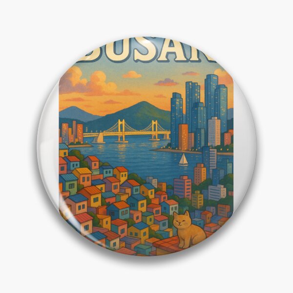 Item preview, Busan Skyline & Gwangan Bridge at Sunset designed and sold by Places On Earth.