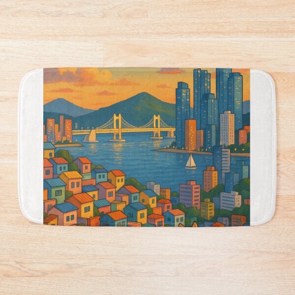 Item preview, Busan Skyline & Gwangan Bridge at Sunset designed and sold by Places On Earth.