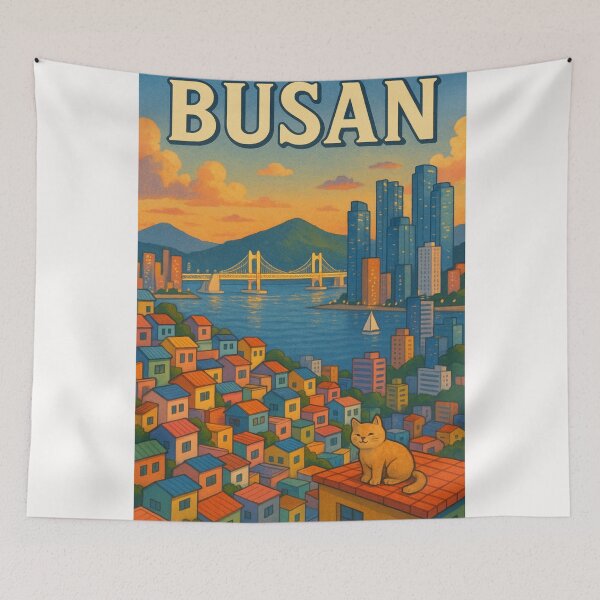 Item preview, Busan Skyline & Gwangan Bridge at Sunset designed and sold by Places On Earth.