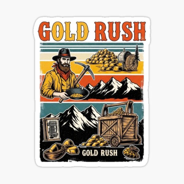 Item preview, Gold rush designed and sold by MIBdesign.