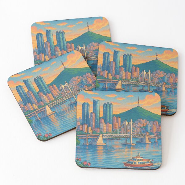 Item preview, Busan Skyline & Gwangan Bridge at South Korea designed and sold by Places On Earth.