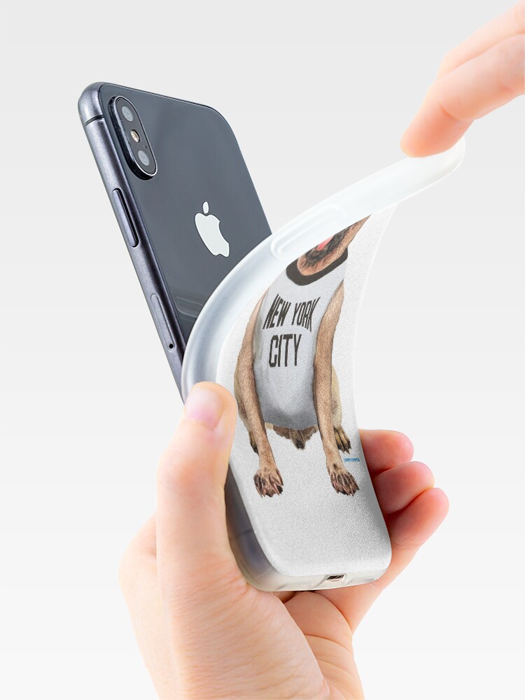 Alternate view of PUG IMAGINE iPhone Case