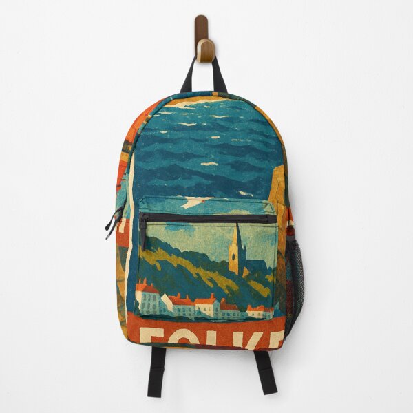 Item preview, Folkestone Lighthouse and Clifftop Townscape designed and sold by Places On Earth.