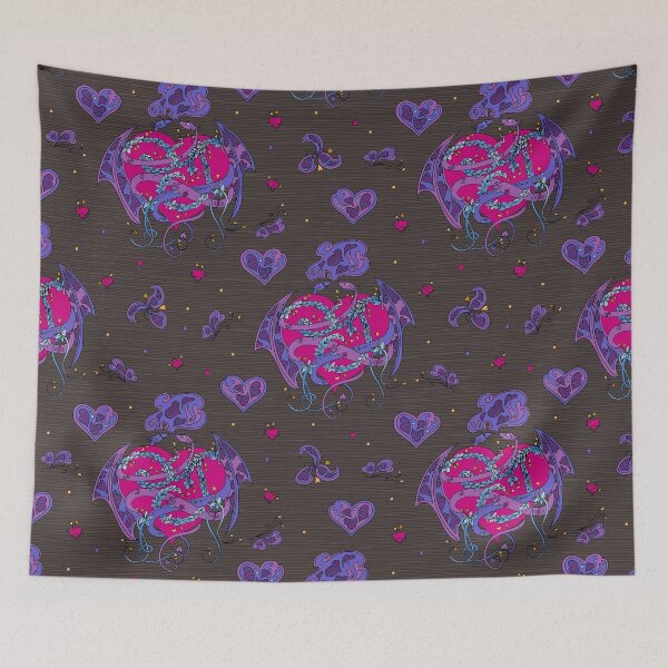 Item preview, Dragonheart Pattern – Love & Magic Repeating Design designed and sold by Drinn Gardt.