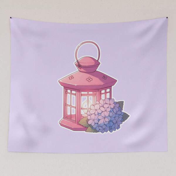 Item preview, Pink Anime Lantern – Kawaii Manga Style | Japanese Festival Light designed and sold by Sugar Wisdom .