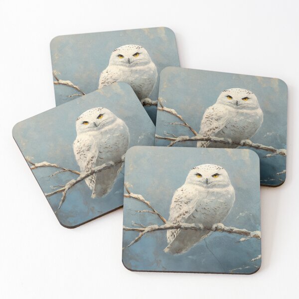 Item preview, Snowy Owl by Elin Norrgård designed and sold by VelvetEchoArt.
