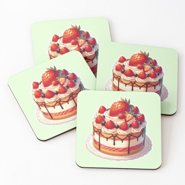Item preview, Anime Cake – Colorful Kawaii Dessert | Cute Manga Style Food designed and sold by Sugar Wisdom .