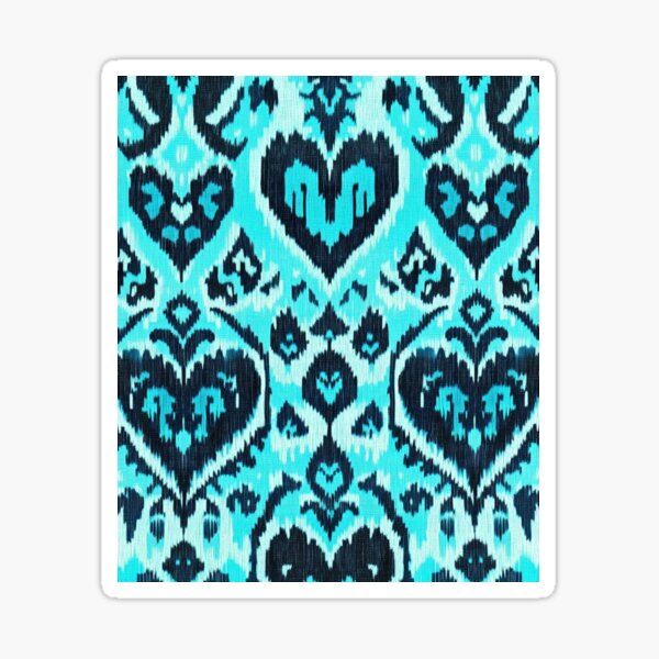 Aperçu de l'œuvre Motif Adras en forme de cœur bleu créée et vendue par xonush.