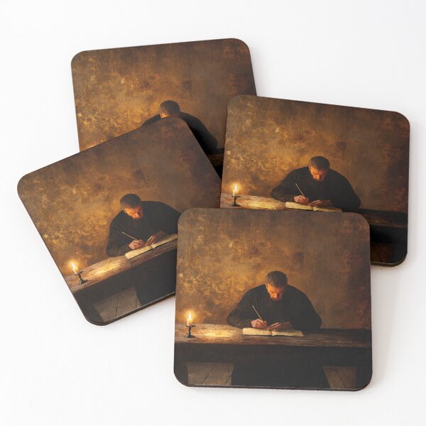 Item preview, Monk - Silence by Candlelight by Elin Norrgård designed and sold by VelvetEchoArt.