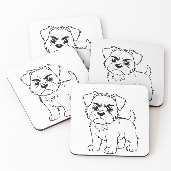 Item preview, Grumpy Dog | Cute little angry dog designed and sold by RedCircleArt.